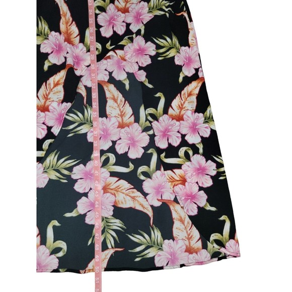 Mimi Chica Loves You Spaghetti Strap Ruffle Tropical Floral Dress Hi Low Small S - Picture 7 of 12